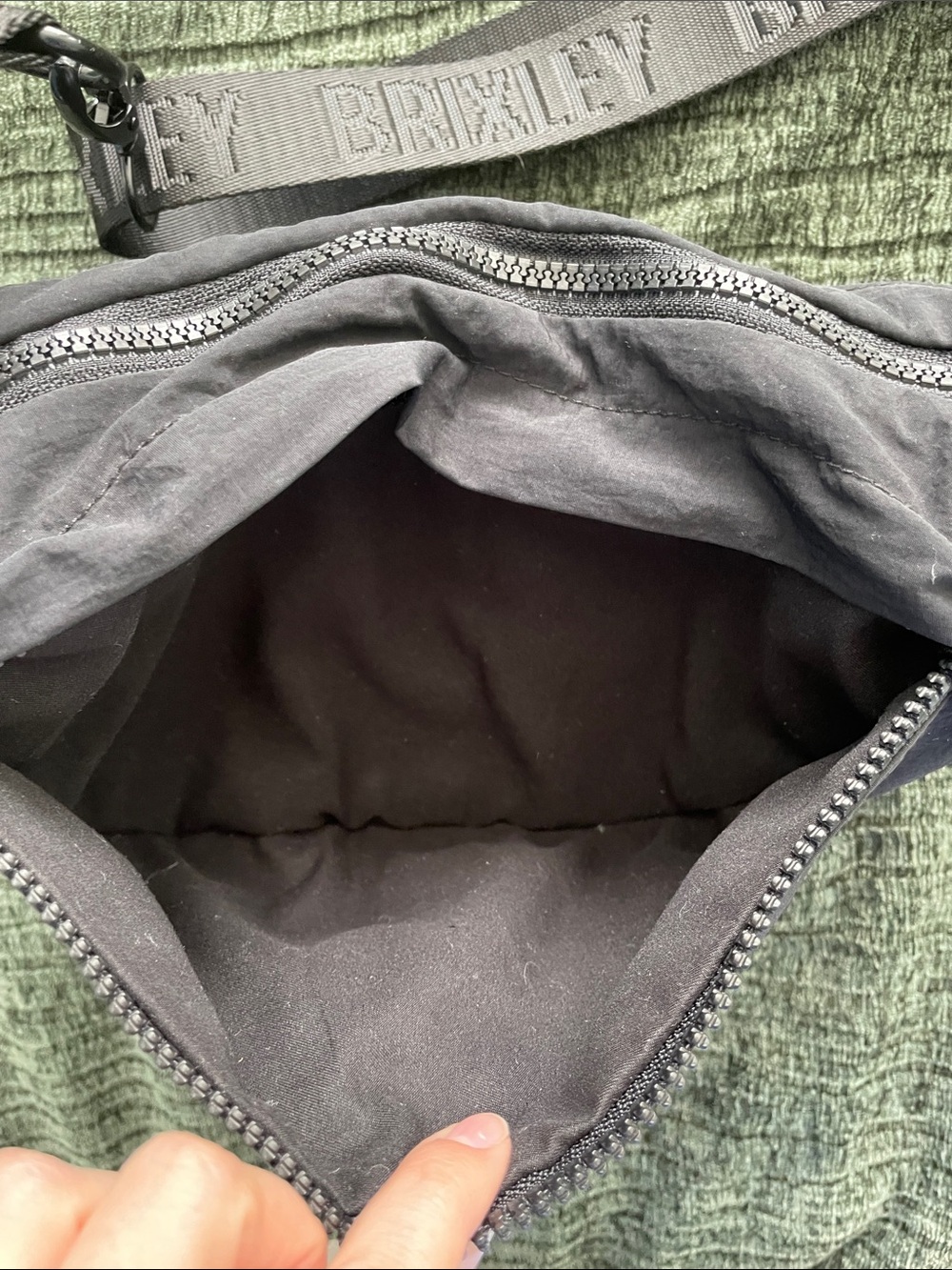 Brixley Onyx Crescent Crossbody Bag - Picture 11 of 11